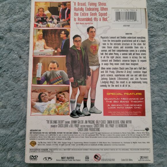 The Big Bang Theory – Season 1 DVD (Complete First Season) Excellent pre-owned - Picture 5 of 7